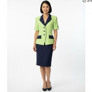 NWT VTG Casual Corner Skirt Suit
